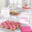 Keresztelő Christening Pink asztali dekoráció szett 12 db-os