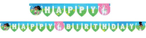 Nella, a hercegnő lovag Happy Birthday felirat