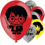   Harry Potter Graphic léggömb, lufi 6 db-os 11 inch (27,5 cm)