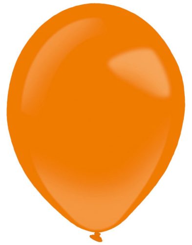 Mandarin Tangerine léggömb, lufi 100 db-os 5 inch (13 cm)