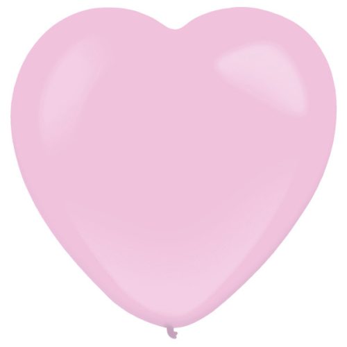 Szív Pink léggömb, lufi 50 db-os 12 inch (30 cm)