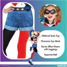 Harley Quinn Crazy jelmez 10-12 év