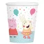 Peppa malac Confetti papír pohár 8 db-os 250 ml