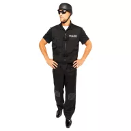 Német rendőr Swat felnőtt jelmez S