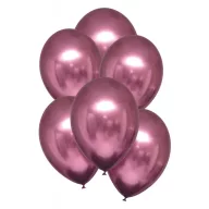 Szatén Flamingo léggömb, lufi 6 db-os 11 inch (27,5cm)