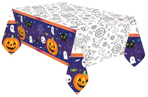 Halloween Friends papír asztalterítő 120x180 cm