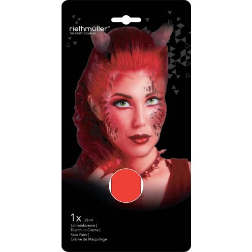 Piros Halloween arcfesték, smink 28 ml