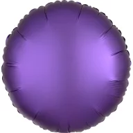 Lila Silk Lustre Purple kör fólia lufi 43 cm