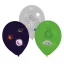 Űr Rocket léggömb, lufi 6 db-os 11 inch (27,5 cm)