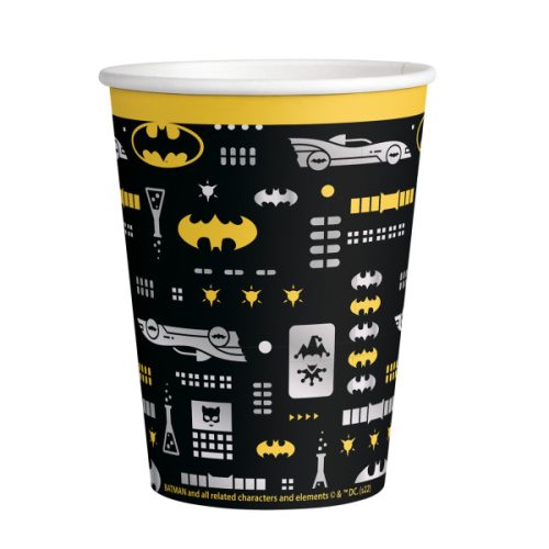 Batman City papír pohár 8 db-os 250 ml