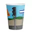 Építkezés Sand papír pohár 8 db-os 250 ml