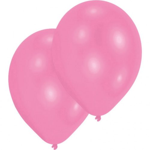 Rózsaszín New Pink léggömb, lufi 10 db-os 11 inch (27,5 cm)
