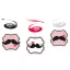 Bajusz Mustache szalag dekoráció 6 db-os szett