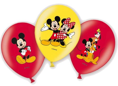 Disney Mickey léggömb, lufi 6 db-os