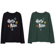   Harry Potter Magic Emblems gyerek hosszú ujjú póló 4 - 9 év / 104 - 134 cm