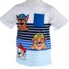 Mancs Őrjárat Stripes gyerek rövid póló, felső 3 - 8 év / 98 - 128 cm