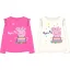 Peppa malac Striped gyerek hosszú póló, felső 2 - 6 év / 92 - 116 cm