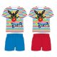 Bing Striped gyerek rövid pizsama 2 - 6 év / 92 - 116 cm