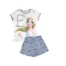 Disney Jégvarázs Elsa Smile gyerek rövid pizsama 4 - 9 év / 104 - 134 cm
