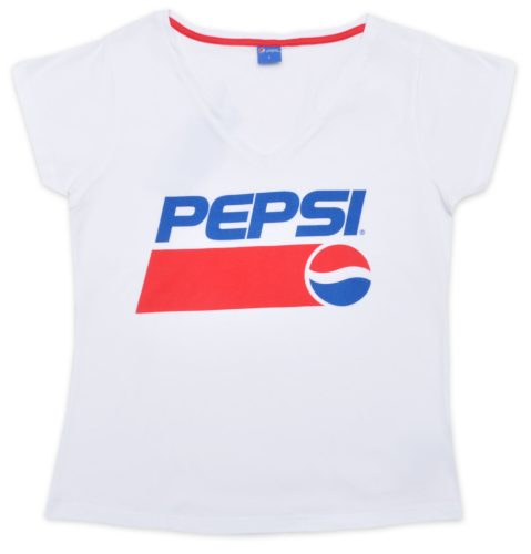 Pepsi White női rövid póló, felső XS-XL