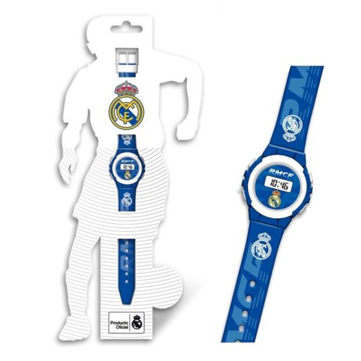 Real Madrid Emblem Blue digitális karóra