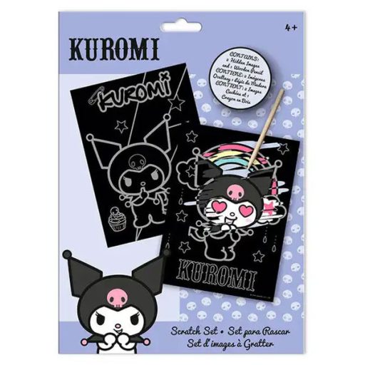 Hello Kitty Kuromi scratch képkarcoló készlet