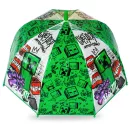 Minecraft Boom gyerek átlátszó esernyő Ø70 cm