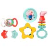 Peppa malac Fun baba csörgő és rágóka szett 5 db-os