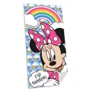 Disney Minnie Rainbows fürdőlepedő, strand törölköző 70x140cm