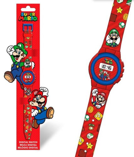 Super Mario & Luigi digitális karóra