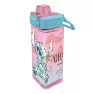   Disney Lilo és Stitch, A csillagkutya Cheeky square műanyag szívószálas kulacs 500 ml