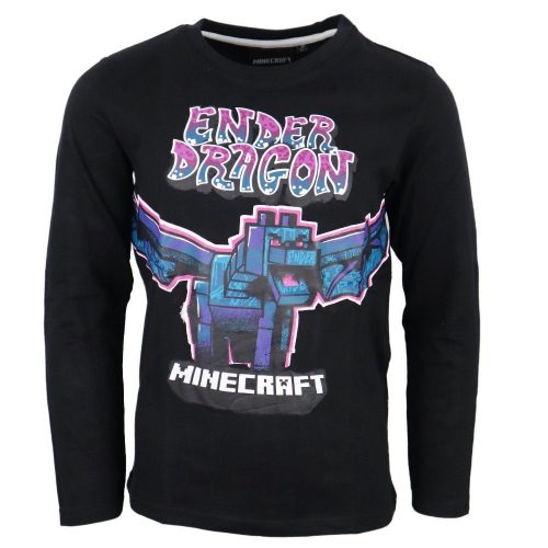 Minecraft Ender Dragon gyerek hosszú ujjú póló, felső 6 - 12 év / 116 - 152 cm