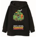 Minecraft Survive gyerek pulóver 6 - 12 év / 116 - 152 cm