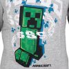 Minecraft Grey gyerek pulóver 6 - 12 év / 116 - 152 cm