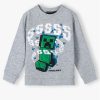 Minecraft Grey gyerek pulóver 6 - 12 év / 116 - 152 cm