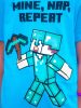 Minecraft gyerek rövid pizsama 6-12 év