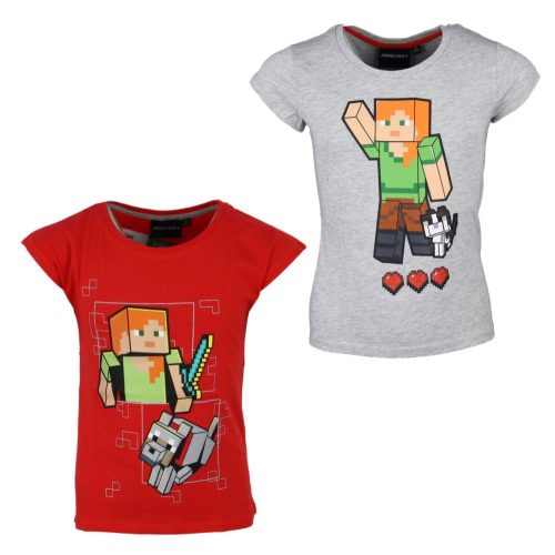 Minecraft gyerek rövid póló, felső 4-8 év