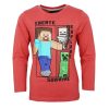 Minecraft Create gyerek hosszú ujjú póló, felső 6 - 12 év / 116 - 152 cm