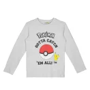 Pokémon Gotta Catch gyerek hosszú ujjú póló, felső 6 - 12 év / 116 - 152 cm