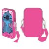 Disney Lilo és Stitch, A csillagkutya Pink Deluxe telefontartó táska 18 cm