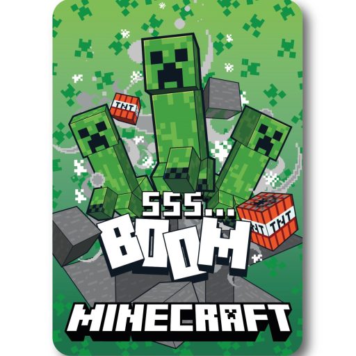 Minecraft SSS Boom polár takaró 100x140cm