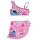 Disney Lilo és Stitch, A csillagkutya Tropic Pink gyerek bikini és sarong szett 4 - 10 év / 104 - 140 cm