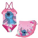 Disney Lilo és Stitch, A csillagkutya Pink gyerek fürdőruha és sarong szett 3 - 8 év / 98 - 128 cm
