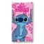 Disney Lilo és Stitch, A csillagkutya Floral Love fürdőlepedő, strand törölköző 70x140cm (Fast Dry)