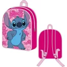 Disney Lilo és Stitch, A csillagkutya Pink Leaf hátizsák, táska 30 cm