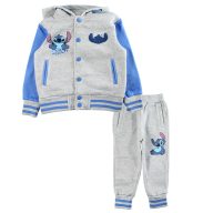   Disney Lilo és Stitch, A csillagkutya Happy Grey gyerek melegítő, jogging szett 3 - 8 év / 98 - 128 cm