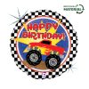 Happy Birthday Monster Truck Holo fólia lufi 46 cm