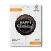 Happy Birthday Glitter Confetti fólia lufi 46 cm