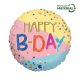 Happy Birthday Funky Dots fólia lufi 46 cm