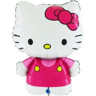 Hello Kitty Fuxia fólia lufi 64 cm